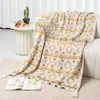 2026 Nova Manta Jacquard de Tricô Acrílico Outono Inverno Espessa Quente Cobertor Manta de Sofá Manta de Sesta Fabricante Atacado