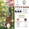 Sinos de Vento com Casca de Frutas de Outono Kit de Material Semi-Acabado DIY Feito à Mão para Decorações Calmantes e Pacíficas de Varanda e Jardim