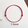 Pulsera tejida de cuerda roja pequeña Benmingnian estilo chino Tobillera de cuerda de mano de la suerte Tobillera de cuerda de paz para niños Niña Pareja