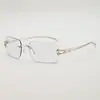 Estilo Nuevo Europeo y Americano Sin Marco Borde Cortado Cuadrado Estrella Decoración Tendencia Versátil Fiesta Fiesta Chica Caliente Usa Sombrilla Gafas de Sol