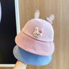Sombrero de Sol para Bebé Gorra de Pana Gruesa de Invierno para Niños y Niñas Protección Solar para Bebé de Primavera y Otoño Sombrero de Pescador Cálido