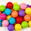 Contas acrílicas redondas não porosas, cores de doce macaron, contas sólidas de brinquedo, contas para artesanato DIY, contas soltas para fazer joias