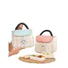 Bolsa para Lonchera, Bolsa Tote Aislada, Bolsa Bento, Bolsa para Almuerzo de Papel de Aluminio Espeso para Oficinistas, Bolsa Portátil para Comida, Bolsa de Hielo para Picnic