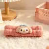 Muñeca de Dibujos Animados Linda Versión Coreana Cara de Celebridad de Internet Diadema para Lavar la Cara Mascarilla de Maquillaje Accesorio para el Cabello Diadema de Felpa