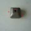 Pie de Estante Base Vertical Pie Base de Carga Tapa Final de Tubo Cuadrado Pie Carga Pesada Pie de Hierro Estante Apilable Taza de Pie Pie de Base de Acero