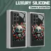 Venta Caliente Nórdica Muñeco Calavera Oscura Samsung S24Ultra Funda de Teléfono de Alta Transparencia Cubierta Completa S23 Funda Protectora de Cristal