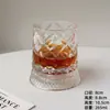 Vaso de Whisky con Diseño Único, Vaso de Licor Extranjero de Moda, Vaso Giratorio Popular, Vaso para Agua, Vaso de Vidrio, Vaso para Cerveza, Vaso para Beber