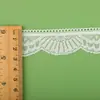 Encaje Blanco Ondulado Elástico de 3 cm de un Solo Lado para Falda de Vestido de Boda Accesorios de Ropa de Encaje