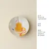 Rinyu Gui Song Amarillo Albaricoque Viento de Loto Sombra de Albaricoque Fortuna y Prosperidad Taza Cielo y Tierra Taza de Sombrero de Bambú Pintada a Mano de Alta Calidad Taza de Té Uso Personal Taza de Té