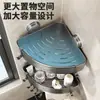 Estante de Esquina para Baño con Ventosa, Estante de Almacenamiento de Gel de Ducha de Esquina Montado en la Pared sin Taladro