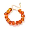 Pulsera de Cuentas de Colores Degradados, Simple y Creativa, Transfronteriza, Disponible en Múltiples Colores, Estilo Versátil de Verano y Vacaciones para Mujeres