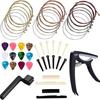 Set de Accesorios para Guitarra Amazon Caliente Afinador de Cuerdas de Guitarra Cambio Púas Herramienta Tres en Uno para Cambiar Cuerdas