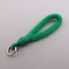 Llavero de cordón de teléfono de peluche colorido en colores macarrón, accesorio de colgante de muñeca para llaves de bolsa