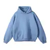 Novo Moletom em Estoque, Jaqueta Moletom para Homens e Mulheres, Estilo Tendência Solto para Outono e Inverno com Mangas Caídas, Cor Sólida com Fleece