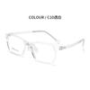 Armazón de gafas para niños Yage CQ809 caja transparente almohadilla nasal ajustable patilla de silicona para gafas ligero resistente duradero armazón de gafas