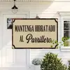 Pintura de hojalata, decoración vintage europea y americana para el hogar, artesanías de metal, pintura decorativa para bar de comercio exterior