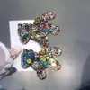 Grampo de Pônei Totalmente de Diamante Grampo Lateral para Franja Acessório de Cabelo Grampo para a Parte de Trás da Cabeça Estilo Grampo Acessório de Cabelo Grampo para Franja