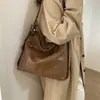 Bolso de Hombro Grande de Capacidad Casual Retro para Mujer Bolso de Hombro Casual Nuevo de Invierno 2025 Bolso Cruzado para el Trabajo