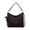 Bolso de mujer de gran capacidad, nuevo estilo Maillard, bolso de hombro retro simple, bolso de hombro tipo tote de alta gama para mujer