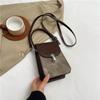 Bolsa pequena transversal estilo coreano, linda bolsa feminina 2024, novo estilo, bolsa quadrada pequena personalizada, bolsa transversal estilo ocidental da moda para celular