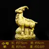 Adornos del Zodiaco de Latón Rata, Buey, Tigre, Conejo, Dragón, Serpiente, Caballo, Cabra, Mono, Gallo, Perro, Cerdo de Latón Puro, Oficina en Casa
