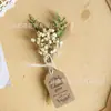 Mini ramo de flores secas reales de 12 cm, decoración de tarjeta de flor eterna, accesorios para caja de regalo, accesorios para fotografía, transfronterizo
