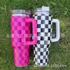 Taza de Coche de 40 oz con Asa, Taza Aislada con Popote, Taza de Hielo para Mantener Frío Montable en Coche, Taza de Agua Fantasma de Halloween