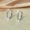 Brincos TEMU transfronteiriços novo estilo zircônia cúbica brincos de nicho de alta qualidade para mulheres brincos da moda e versáteis estilo francês