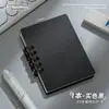 Cuaderno Mini de Hojas Sueltas Retro A7 Portátil para Estudiantes Bloc de Notas de Bolsillo Bloc de Notas Adhesivas Cuaderno