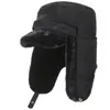 Boné de Baseball de Lã Espesso e Quente para Homens de Meia-Idade com Proteção para Orelhas Chapéu Lei Feng de Camurça para Homens de Meia-Idade e Idosos