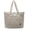 Nova Bolsa Matelassê de Algodão Casual de Alta Qualidade para o Dia a Dia, Bolsa Tote de Grande Capacidade para Outono e Inverno, Bolsa de Ombro/Mão da Moda