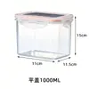 Caja Conservadora, Lonchera de Grado Alimenticio, Apta para Microondas, Lonchera Transparente, Lonchera a Prueba de Olores del Refrigerador, Caja para Comida Complementaria