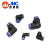 Conector Neumático JNC Recto SPGV-4681012 Conector Rápido Codo de Empuje Reductor SPG-10-8