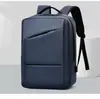 Mochila executiva de grande capacidade, bolsa leve para computador, mochila de viagem masculina casual de alta qualidade, fina e à prova d'água