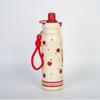 Nuevo Vaso Aislado de Acero Inoxidable 316 para Estudiante de Dibujos Animados con Doble Popote para Beber, Portátil y Lindo, Taza para Agua de Aspecto Sofisticado, Se Puede Personalizar