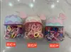 Anillos de Toalla Resistentes de Colores Dulces para Niños, Gomas Elásticas de Pulgar de Alta Elasticidad para Bebés Niñas, Diademas que No Dañan el Cabello, Accesorios para el Cabello