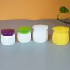 Pote com Creme de Cogumelo em Estoque 20g 30g Frasco Plástico para Amostra Cosmética Frasco Conveniente para Creme Removedor de Maquiagem