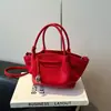 2026 Nova Bolsa de Mão Casual Estilo Balde Verão Simples Fashionável Bolsa de Ombro Único Transversal Grande Capacidade Bolsa de Axila