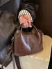 Bolso de mano de alta gama transfronterizo para mujer, nuevo bolso tote de cuero encerado vintage, bolso de hombro y cruzado, moderno