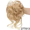 Postizo de Moño Bigote de Dragón, Moño para el Cabello, Postizo de Moño Flor, Diadema con Flecos para Cabello Rizado, Transformación de Estilo para Cabello Corto