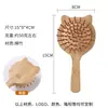 Escova de Cabelo com Almofada de Ar de Bambu, Pente Massageador com Almofada de Ar para Cabeleireiro, Rótulo e Gravação de Logotipo Transfronteiriços, Pente para Compras Atacadistas em Áreas Hoteleiras e Turísticas