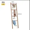 Perchero de pie para dormitorio, uso doméstico, perchero de esquina, almacenamiento, madera maciza, ahorrador de espacio, colgador de esquina simple para ropa y bolsos