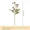 Flores artificiais retrô pastorais de flor de ameixa, arranjos florais falsos para sala de estar e mesa de jantar, arranjos decorativos de flores secas