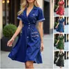 Site Independente Europeu e Americano Primavera/Verão Saia Midi Jeans Aliexpress Cardigã Manga Curta Saia Evasê Wish Amazon Zíper