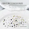Acessórios de Unha para Arte de Unhas Mini Borboleta em Liga Estilo Coreano, Unhas Fofas Estilo Fada Pintadas em Spray, Acessórios de Unha Usáveis