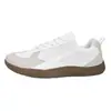 Tênis Esportivo Masculino de Malha Respirável, Tênis de Corrida Leve Casual de Verão, Sapatos Masculinos Versáteis da Moda Tamanho Grande, Branco e Vermelho
