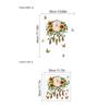 Apanhador de Sonhos de Flor de Girassol Adesivo de Porta Decoração Sala de Estar Quarto Porta do Banheiro Pintura Autoadesiva Adesivo de Parede Removível em PVC