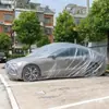 Bolsa Impermeable para Coche Transparente Todas las Estaciones Engrosada para SUV Completamente Sellada a Prueba de Lluvia Cubierta Completa Protección para Coche
