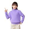 Suéter Base de Manga Larga Nuevo Transfronterizo para Niños Mayores, Suéter de Punto de Felpa Andy de Color Sólido para Otoño e Invierno para Niños y Niñas