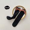 Calcetines Sensibles de Doble Aguja para Niñas en Otoño e Invierno, Calcetines de Media Pantorrilla con Rayas Verticales, Lunares, Lazos, Calcetines para Bebé, Calcetines Holgados, Calcetines de Princesa para Niños